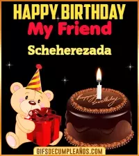 GIF Happy Birthday My Friend Scheherezada